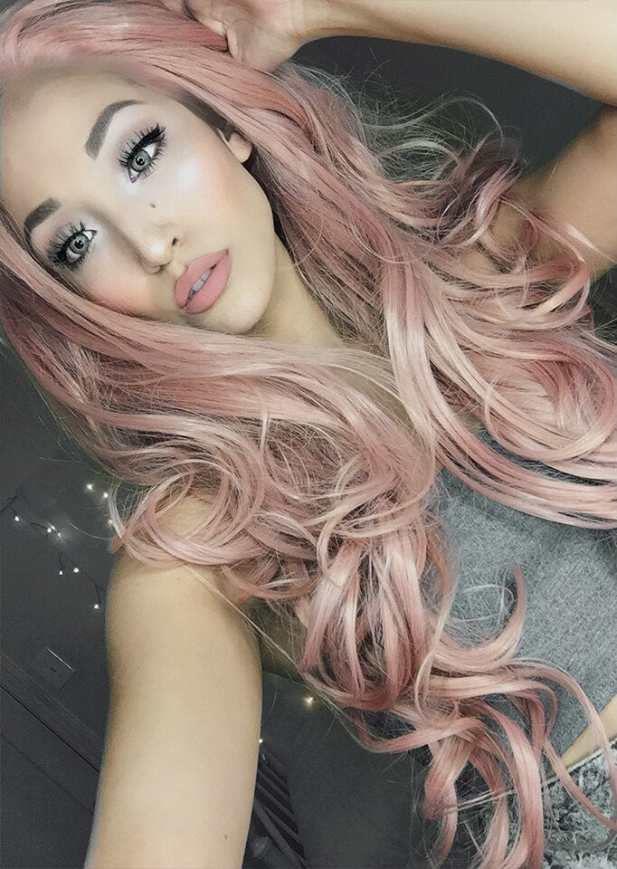 Perruque curly PINKSHOW HD