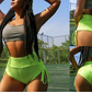 Shorts de sport, taille haute extra