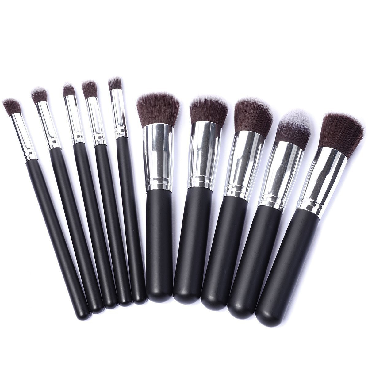 Set de 10 pinceaux de maquillage professionnel