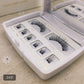 Genailish 8pcs 3D Magnetic Eyelashes Mink Lash Full Strip Lashes False Eyelash With Tweezers Double Magnet Fake Lash  SCT-W-602