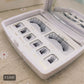 Genailish 8pcs 3D Magnetic Eyelashes Mink Lash Full Strip Lashes False Eyelash With Tweezers Double Magnet Fake Lash  SCT-W-602