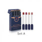 QIBEST 4 Colors Cigarette Design Matte Lipstick Velvet Sexy Nude Lip Blam Lasting Makeup Waterproof Not Fading Lipstick TSLM1