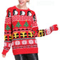 New Year Christmas Sweater Women Winter Knit Sweater Female Warm Pullover Cotton Jumper Pullover Christmas Sweater Women 20Color