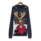 New Year Christmas Sweater Women Winter Knit Sweater Female Warm Pullover Cotton Jumper Pullover Christmas Sweater Women 20Color