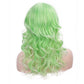 Stamped Glorious Purple Wave Wig With Bangs Synthetic Women's Wigs High Temperature Heat Resistant Fiber Cosplay Wig
