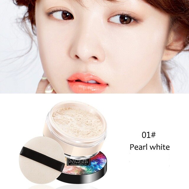 Natural Makeup Setting Powder Long-lasting Waterproof Oil-control Even Skin Color Face Loose Powder Nude Beauty Makeup
