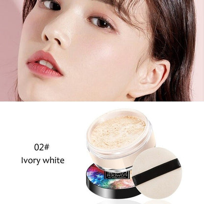 Natural Makeup Setting Powder Long-lasting Waterproof Oil-control Even Skin Color Face Loose Powder Nude Beauty Makeup
