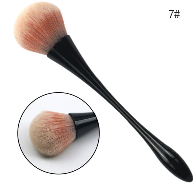 ELECOOL 1pc Beauty Makeup Water Drop Small Waist Design 7 Colors Face Repair Contour Blush Powder Shadow Brush Make up Tool
