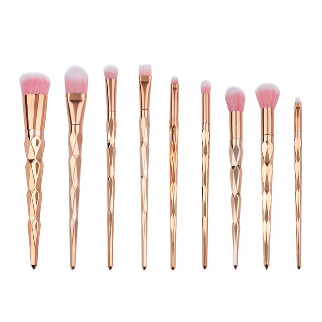 Fashion Luxury Design Make Up Tools Foundation Cosmetic Eyebrow Eyeshadow Brush Makeup Brush Sets Tools 6/7/9PCS Powder Popular