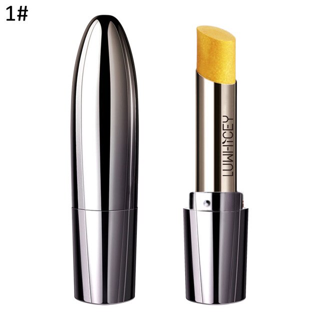 Bullet Design Metallic Lip Cream  Women Long Lasting Lipstick Cosmetics Make your lip sexy and charming. Suitable for profession