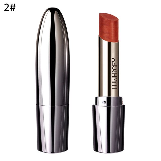 Bullet Design Metallic Lip Cream  Women Long Lasting Lipstick Cosmetics Make your lip sexy and charming. Suitable for profession