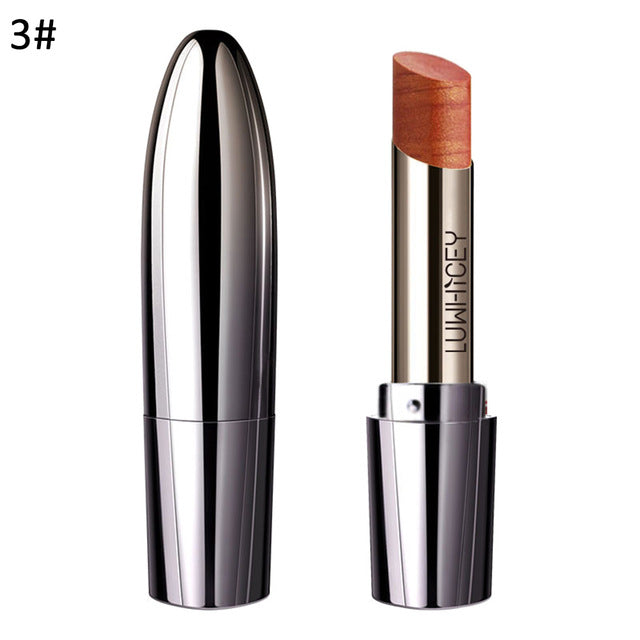 Bullet Design Metallic Lip Cream  Women Long Lasting Lipstick Cosmetics Make your lip sexy and charming. Suitable for profession