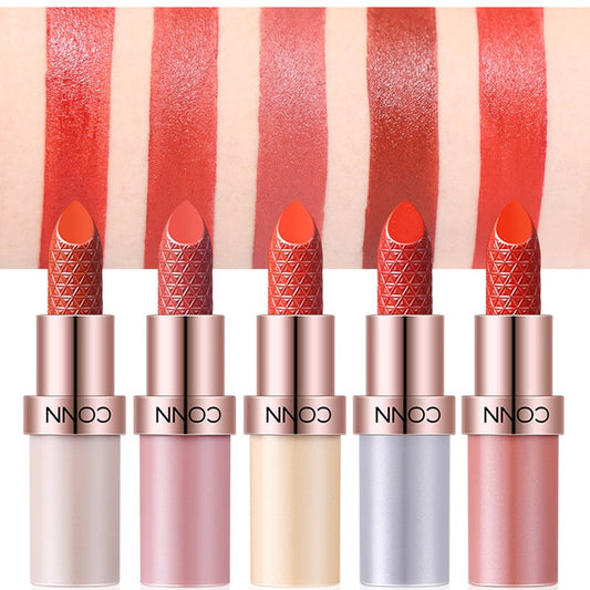 Carved Lipstick Cute Fat Design Long Lasting Waterproof Matte Lipstick Makeup Tool NShopping