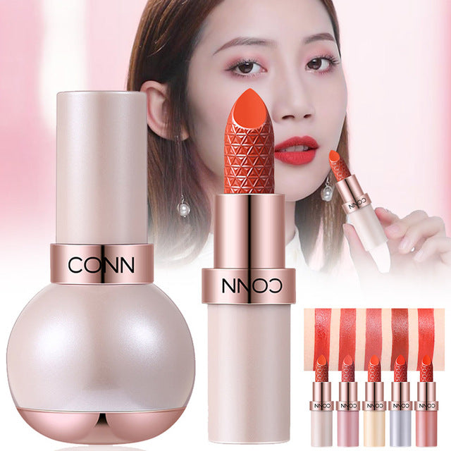 Carved Lipstick Cute Fat Design Long Lasting Waterproof Matte Lipstick Makeup Tool NShopping