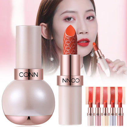 Carved Lipstick Cute Fat Design Long Lasting Waterproof Matte Lipstick Makeup Tool NShopping