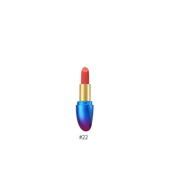 New Arrival Brand Designer Makeup Beauty Matte Lipstick Long Lasting Tint Lips Cosmetics Lip Stick Maquiagem Make Up Red Batom