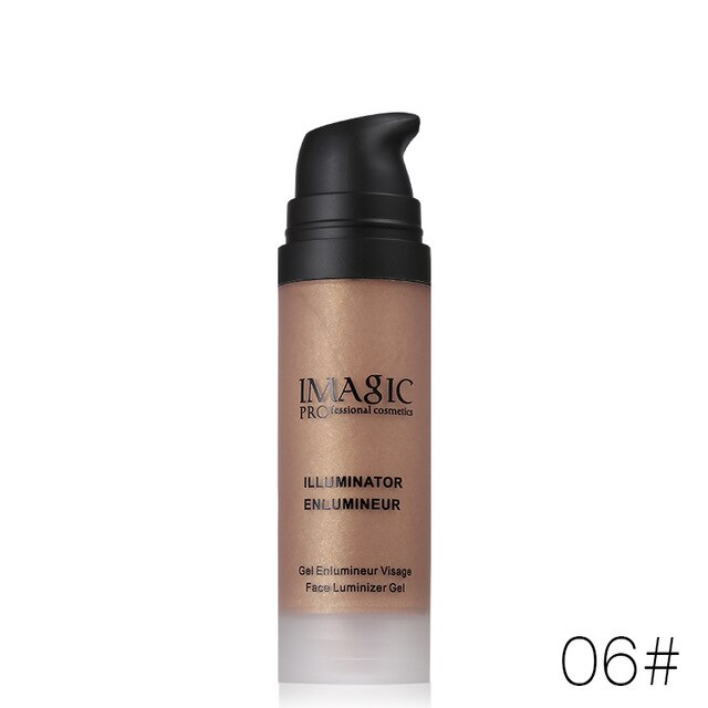 Imagic Face 7 colors Highlighter Liquid Glow Illuminator Shimmer Liquid with Face Contour Brightener Makeup Multi Use luminizer