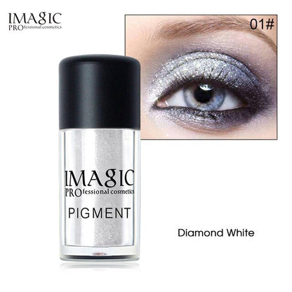 IMAGIC Glitter Eyeshadow Loose Pigment Shadows Eye Mineral Powder Metallic discoloration Loose Glitter Eyeshadow Makeup