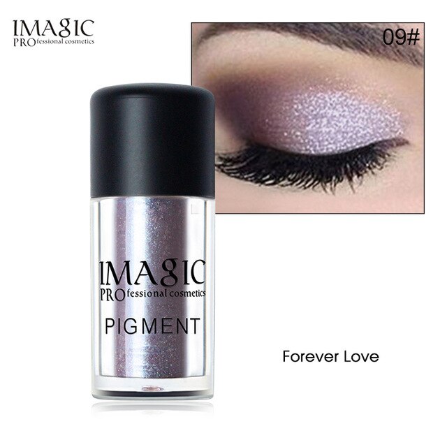 IMAGIC Glitter Eyeshadow Loose Pigment Shadows Eye Mineral Powder Metallic discoloration Loose Glitter Eyeshadow Makeup