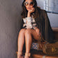 Lunette de soleil oversized, effet miroir Retro JIASTYLE