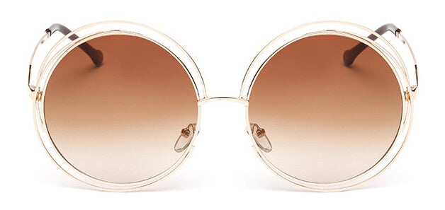 Lunette de soleil oversized, effet miroir Retro JIASTYLE