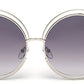 Lunette de soleil oversized, effet miroir Retro JIASTYLE