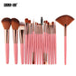Pinceaux de maquillage set de 6, 15 ou 18 pièces