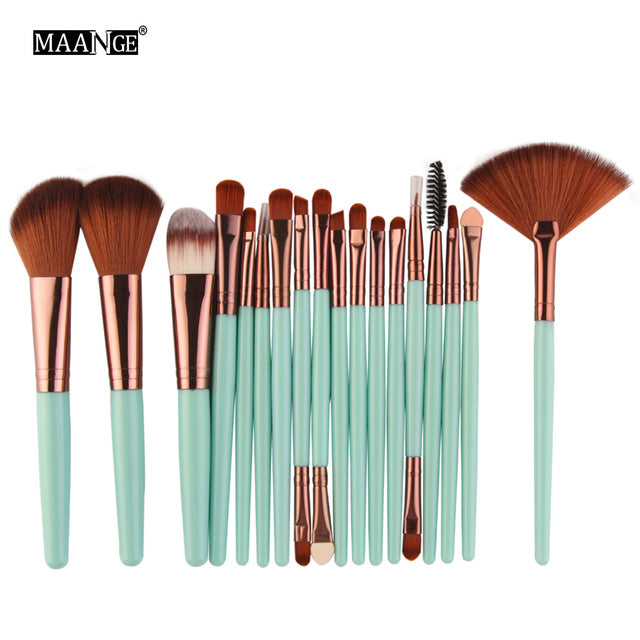 Pinceaux de maquillage set de 6, 15 ou 18 pièces