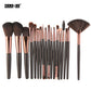 Pinceaux de maquillage set de 6, 15 ou 18 pièces