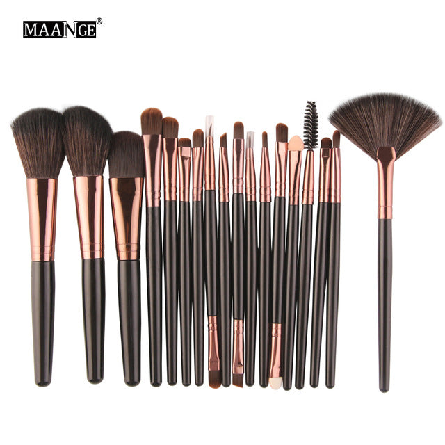 Pinceaux de maquillage set de 6, 15 ou 18 pièces