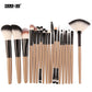 Pinceaux de maquillage set de 6, 15 ou 18 pièces