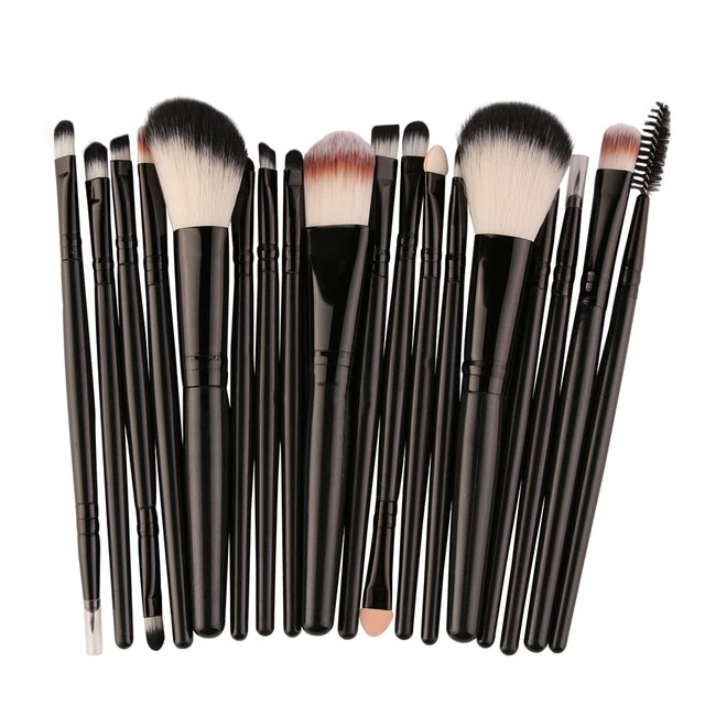Pinceaux de maquillage set de 6, 15 ou 18 pièces