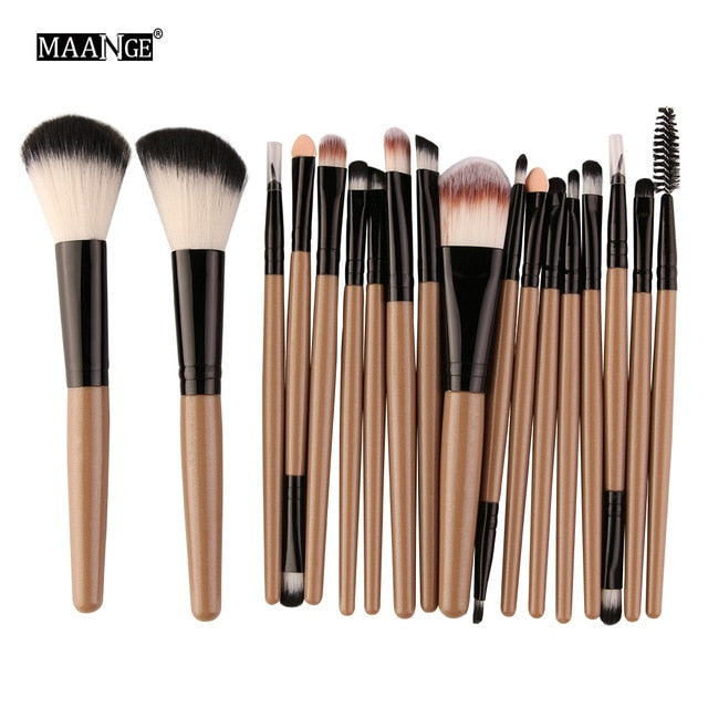 Pinceaux de maquillage set de 6, 15 ou 18 pièces
