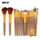 Pinceaux de maquillage set de 6, 15 ou 18 pièces