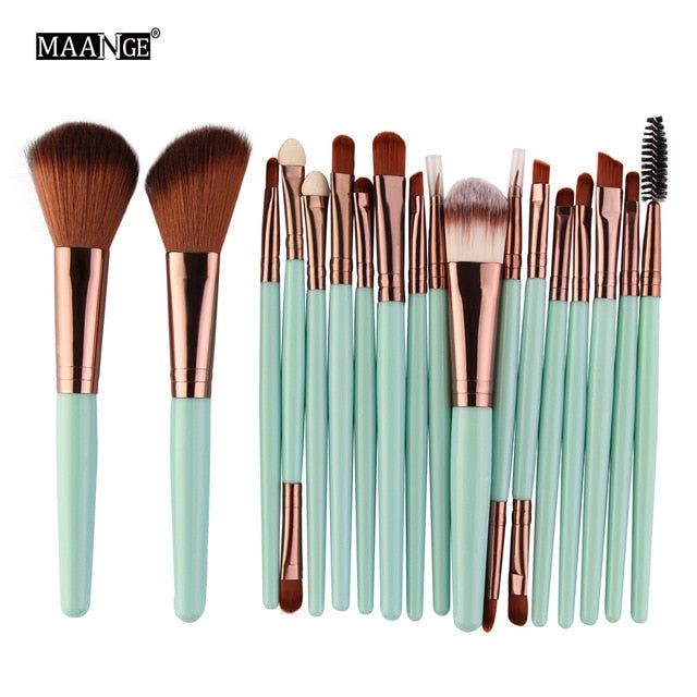 Pinceaux de maquillage set de 6, 15 ou 18 pièces