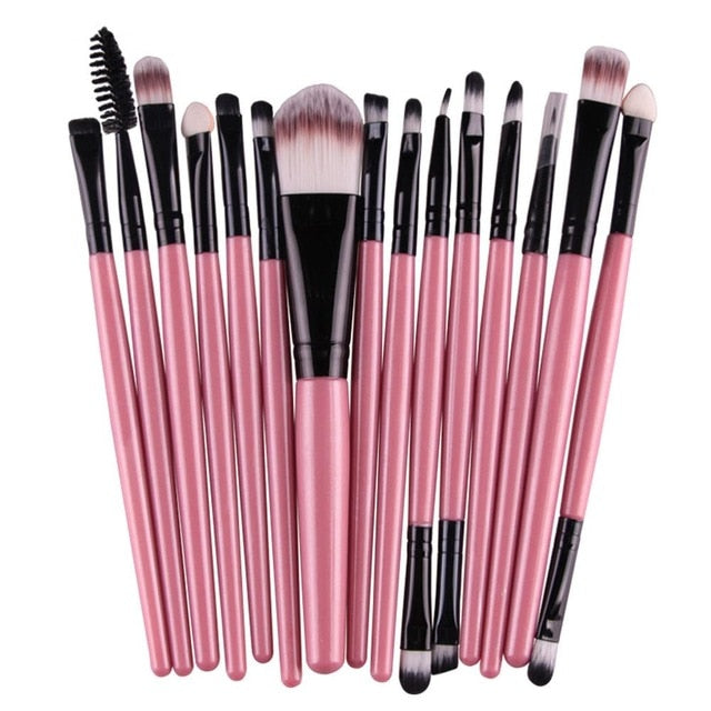 Pinceaux de maquillage set de 6, 15 ou 18 pièces