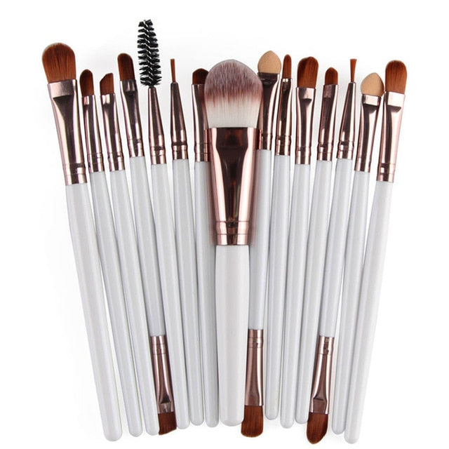 Pinceaux de maquillage set de 6, 15 ou 18 pièces