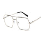 New Oversized Square Sunglasses Women Luxury Brand Designer Frame Transparent Gradient Sun Glasses Female Oculos De Sol Feminino