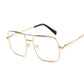 New Oversized Square Sunglasses Women Luxury Brand Designer Frame Transparent Gradient Sun Glasses Female Oculos De Sol Feminino