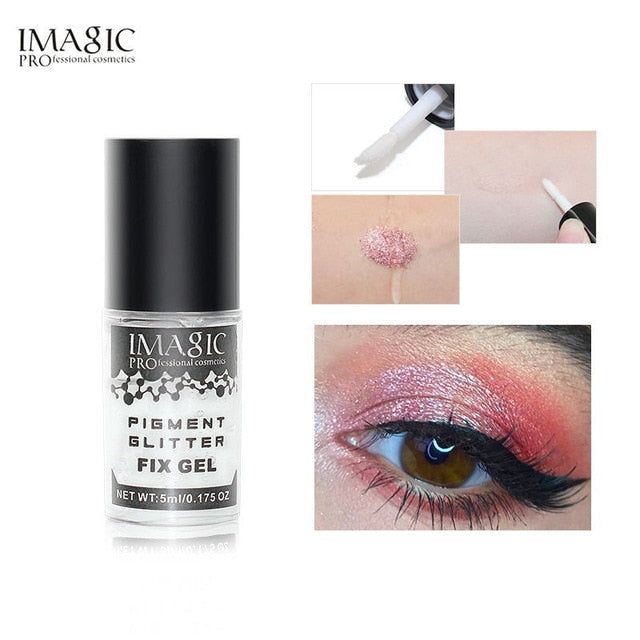 IMAGIC Glitter Eyeshadow Loose Pigment Shadows Eye Mineral Powder Metallic discoloration Loose Glitter Eyeshadow Makeup
